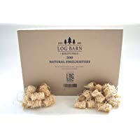 500 encendedores de leña ecológicos naturales - iniciadores de fuego por caja. Ideal para iluminar fuegos en estufas…